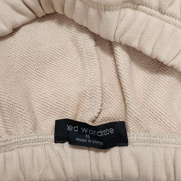 Nwot - Naked Wardrobe - XS - Women's Make U Sweatpants - Cream - Picture 7 of 7